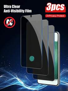 3 Packs, Compatible With Galaxy Phones. Privacy Screen Protector, Camera Protector. Protects Against Drops And Shatters. Suitable For Galaxy A16/A36/A06/A14/A15/A34/A35/A54/A17 And Other Models.