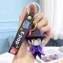 1pc New KPOP Witch Hunting Girl Group Keychain Cartoon Anime 3D Figure Bag Car Pendant Small Gift - Multicolor - View 11