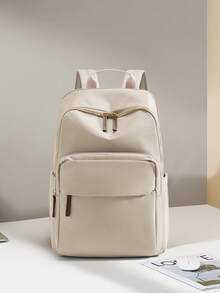 Mochila para portátil de 15.6", mochila ligera de gran capacidad de 13L para la universidad, la escuela secundaria, viajes, senderismo, uso diario casual, diseño unisex - Multicolor - Ver 10