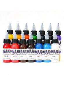 14pcs Glow-In-The-Dark Temporary Tattoo Stickers - Vibrant Body Art Painting - Multicolor - View 7