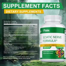 PSLALAE Sciatic Nerve Capsules - Elieves Sciatica Discomfort, Relieve Joint Pain, Maintains Sciatic Nerve Health - 120pcs - 120 Capsules(120粒) - 查看 2