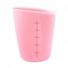 500ml/250ml Silicone Measuring Cup, Transparent Double Scale Paste Cup, Baking Tool, Kitchen Baking Supplies - White - View 11