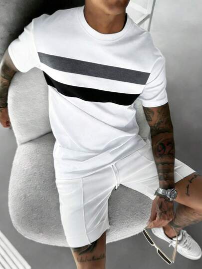 GRDR Camiseta de manga corta personalizada para hombres, cómoda y transpirable, adecuada para el verano, estilo