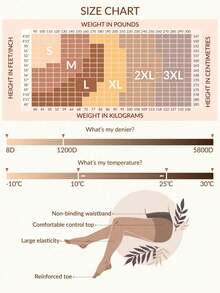 1pc Women's High Elasticity Glossy Silky Pantyhose - Bronze - View 3