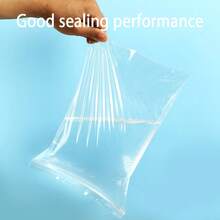 100 个 1 英寸至 15 英寸厚可重复密封塑料袋,重型 0.13 毫米/5.12 密耳双层厚度,可重复使用的密封礼品袋,珠宝包装,周年生日透明包装,多用途工具配件袋,节日礼品包装,衣物收纳,透明自粘袋,适用于运输、旅行、收纳、包装、礼品、生日、周年纪念、婚礼 - 透明加厚100Pcs - 查看 10