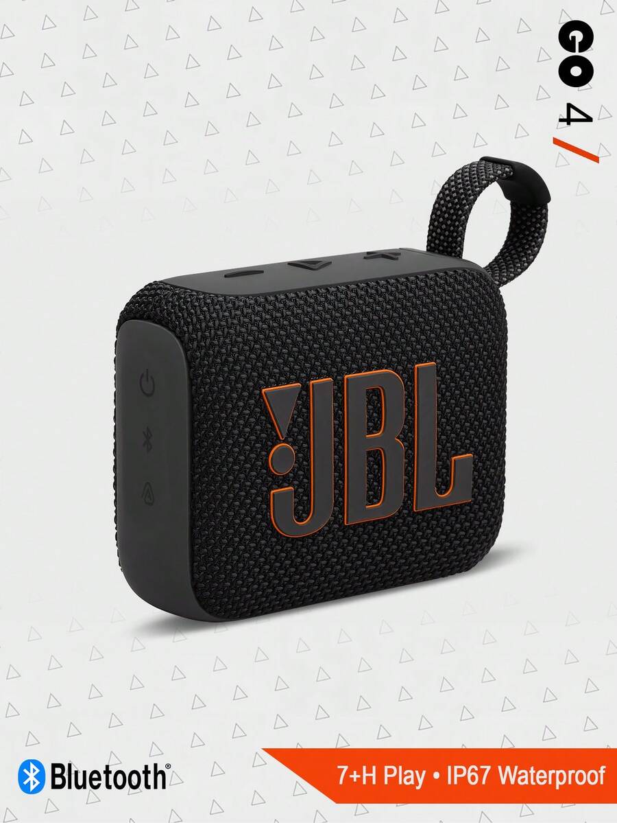 JBL Go 4 超便携蓝牙音箱，拥有专业级音效和强劲低音，支持播放时间增强功能，IP67 防水防尘，7 小时播放时间，是海滩、徒步旅行和户外探险的理想之选。