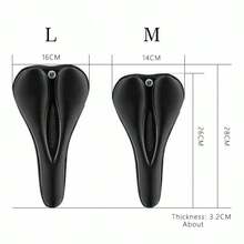 1pc Silicone Thick Bike Bicycle Cycling Saddle Seat Cover Cushion Pad Bicycle Accessories - Multicolor - View 5