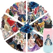 50PCS Skirt Series PET Material Stickers DIY Luggage Speaker Water Cup Notebook Waterproof Stickers - Multicolor - View 11