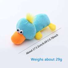 Plush Dog Toy, Cute Design, Bite-Resistant, With Sound Function, Soft Animal Shape, Suitable For Puppy Teething, Fun Interactive Game, Pet Chew Toy Suitable For Small Dogs, Poodles, Bichons - Multicolor - View 13