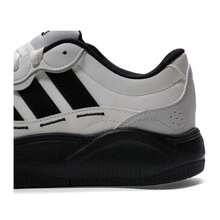 Adidas Giày thể thao thường ngày unisex Lite Shuffle, giày thể thao ngoài trời thoải mái KH9022 - Trắng sáng/đen/xám nhạt - Xem 8