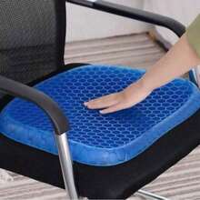 Cojin de Silicona Almohada para Silla Descanso Refrigerante Flexible - Azul - Ver 3