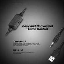 FANTECH 2.1声道迷你电脑音箱，带低音炮，桌面立体声音箱，带RGB灯光，USB供电，3.5mm音频输入，适用于显示器/笔记本电脑/平板电脑，1套（2个音箱） - GS203 - 查看 6