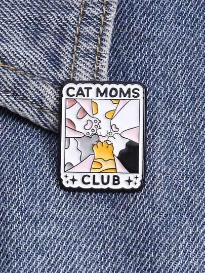 1pc Cat Claw Enamel Badge Cat Enthusiast Cute Series Brooch Backpack Clothing Decoration Pin Jewelry Gift For Friends