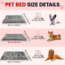 Large Soft & Warm Pet Bed Mat, Pet Nest Pad, Suitable For Dogs, Cats And Various Pets Of Different Sizes - Grey - View 2