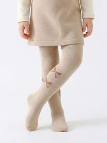 2 PCS Girls Tights Sweet And Cute Style Leggings, Of Toddler Kids' Plain Color Tights , Skin-Friendly And Comfortable, Suitable For Outdoor Wear. - Multicolor - View 4