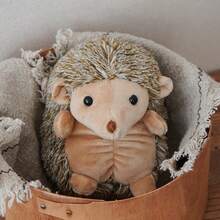 1pc Hedgehog Plush Toys, Cute Little Hedgehog Simulation Figurines, Simulation Hedgehog Decorative Ornaments, Gifts For Boys And Girls - Multicolor - View 5