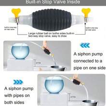 Manual Car Oil Siphon Pump, Essential Car Accessory, Large Capacity, Self-Priming Gasoline Pump, Engine Oil Change, Auto Parts, Car Maintenance Engine Oil Pump