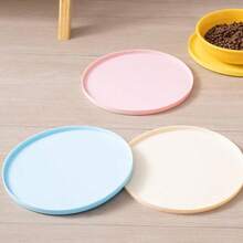 Silicone Pet Food Mat, Dog Food & Water Mat, Puppy Feeding Mat, Raised Rubber Pet Bowl Mat, Pet Food Tray Anti-Spill Anti-Slip Waterproof Easy Clean Washable Pet Food Mat, Suitable For Cats And Dogs, Prevents Food And Water Spills, Fits Small To Medium Pets | Anti-Slip, Easy To Clean, Universal Silicone Mat, Fits Cat And Dog Bowls And Dishes - Multicolor - View 5