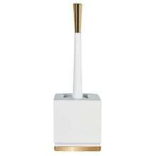 Porcelain Roma Toilet Brush White/Gold - Multicolor - View 2