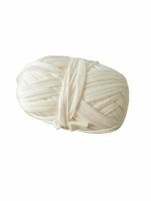 4 Rolls X 100g Polyester Crochet/Weaving Yarn, Total 30m Length - Ideal For DIY Projects Such As T-Shirts, Slippers, Baskets, Fabric Strips, Handmade Bags, Toys, Shoes, Carpets, Storage Baskets And More - Multicolor - View 69