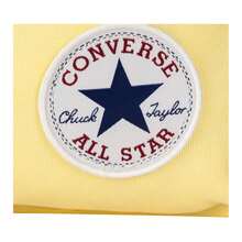 Converse Brand Logo Large Capacity Zipper Opening Polyester Backpack, Student Bag, Bookbag, Medium Size, Yellow - Yellow - View 7