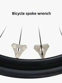 VXM Bicycle Spoke Nipple Wrench 3.2/3.3/3.5mm 3-In-1 MTB Cycling Wheel Rim Adjuster Spanner Repair Service Axis Triangular Tool