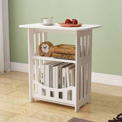 1 pieza Mini mesa cuadrada para sala de estar del hogar - Mesa de centro cuadrada creativa y sencilla de estilo nórdico, mesita de noche, mesa pequeña para almacenamiento. Mueble: mesa de centro, estantería, mesita de noche, baúl de almacenamiento para dormitorio, mesa pequeña para sala de estar, mesa cuadrada para dormitorio.