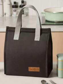 Bolsa de almuerzo aislada de gran capacidad, bolsa de almuerzo portátil tipo bolso para el trabajo, estilo vertical - Multicolor - Ver 11