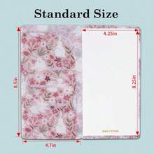 Travelers Notebook Inserts With PVC Sleeve,Daily Food Journal To Count Calories Health, Keep Healthy Diet,30 Sheets,8.5\ X 4.7\,Pocket Notebook For Journals,Dis,Planners,Pink Rabbit - PinkRabbitPVC&每日食品 - 查看 3