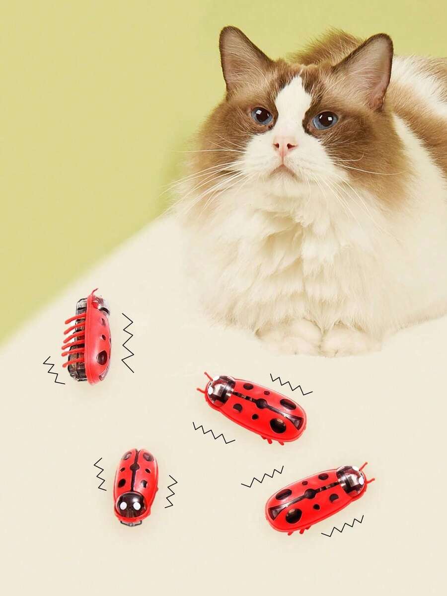 1pc Automatic Flutter Interactive Cat Toy (Random Color)