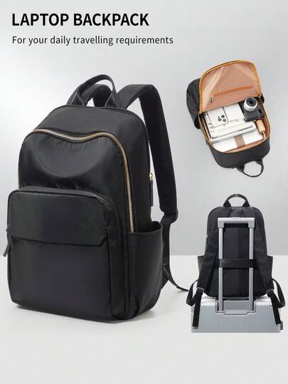 15.6" Laptop Backpack, 13L Large Capacity Lightweight Backpack For College, High School, Travel, Hiking, Casual Daypack, Unisex Design