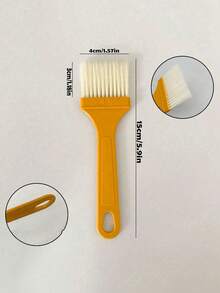 硅胶涂油刷，耐热不粘烹饪油刷，适用于烧烤、煎饼、酱汁、香肠、甜点、火鸡和家庭烘焙 - 彩色 - 查看 6