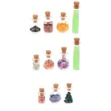 1:12 Scale Miniature Realistic Magic Bottle Decor, Micro Landscape Fairy Tale Castle Model, DIY Dollhouse Accessories, Desktop Ornament, Micro Miniature Magic Bottle Set - Multicolor - View 14
