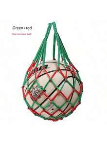 1pc Thick Nylon Woven Large Capacity Tote Bag, Multi-Functional Basketball/Football/Volleyball Net Storage Bag