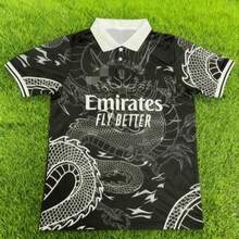 Football Jerseys 23 24 New Royal Special Edition White Black Dragon Short Sleeved Jerseys - Rồng Đen + Rồng Trắng - Xem 4