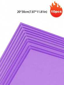 10pcs 2mm Thick, 20x30cm Colorful Sponge Paper Foam Paper With Glitter Plastic Paper, Assorted Colors, Suitable For Art And Craft School Projects, Scrapbooking, DIY Role Play, EVA Foam Paper Set For Handmade And DIY Arts - Multicolor - View 39