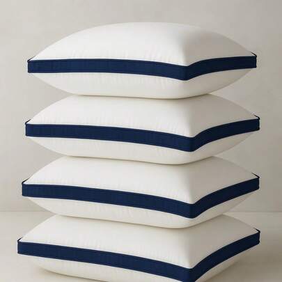 2 Pack Hotel Style Luxury Cushion 18x18 Inches Super Soft Square Filled Cushions, Decorative Cushion Cores For Sofa, Couch, Bed & Home Decor