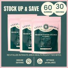 Feminine Gummies Hawaiian Pineapple - 60 Gummies, 30 Servings - Immune Support, Vegan & Gluten-Free - Natural Women's Health Supplement Healthcare - Quả dứa - Xem 6