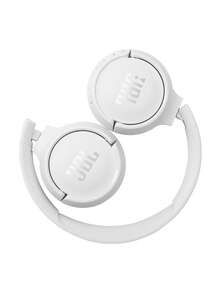 JBL Auriculares inalámbricos Bluetooth Tune 510BT con diadema, de hasta 40 horas de batería, ligeros, conexión multipunto, micrófono para llamadas, plegables, cómodos, compatibles con Android e iOS - Blanco - Ver 4