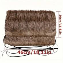 2件装维京仿毛皮打底裤，靴套腿套，万圣节服装配饰，中世纪LARP文艺复兴角色扮演道具 - 理想的礼物之选 - A - 查看 2