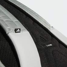 Mochila Adidas MATERIAL-MIX de gran capacidad con colores contrastantes, mochila deportiva para el día - Gris Claro - Ver 6