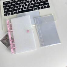 A6 Transparent Loose-Leaf Cover Sticker Book, Stickers, 3D Sticker Storage Box, 6-Ring PVC Notebook Set, DIY Journal - Multicolor - View 26