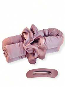 New Soft Velvet Hair Curler, High-Quality Non-Damaging Sleep Friendly Curling Iron, Elegant Satin Ribbon Curler, No Heat Curling Wand