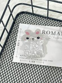 1 Peça Clipe de Garra de Coelho Cenoura Fofo, Clipe de Garra de Coelho Ovo de Páscoa Adorável, Acessório de Cabelo, Adequado para Uso Diário, Feriado, Transporte, Festa, Reunião, Decoração de Cabelo, Acessório de Cabelo Feminino, Acessórios de Cabelo Feminino de Páscoa, Presilhas de Cabelo da Moda para Verão e Praia - Multicolorido - Visão 12