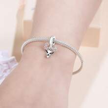 Cute Panda Animal 925 Sterling Silver Charms For Bracelets And Necklace Dangle Pendants Butterfly Elephant Dog Bead Jewelry Present For Women Family Friends - SilverDeerCharms - 查看 7