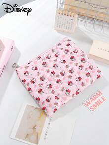 Disney 1个官方授权经典卡通人物米妮和史迪奇设计便携式女士旅行化妆包轻便手拿包化妆品收纳包大容量化妆包手拿化妆包洗漱旅行包 - 彩色 - 查看 12