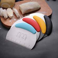 Espátula multiusos de acero inoxidable graduada, ideal para pasteles, tartas, pizzas y queso. Herramienta fácil de limpiar, regalo de Navidad perfecto - Multicolor - Ver 12