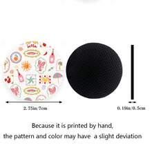 2pcs Car Cup Coaster Stylish & Durable Fast-Drying Non-Slip Car Cup Mat - A - View 4