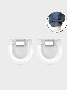 1/2/4/6/10pcs Invisible Pant Leg Shortener Clips, Prevent Pants From Dragging On The Ground, Hidden Seamless Leg Fixing Device, Suitable For Jeans And Casual Pants, Waterproof, Portable - Multicolor - View 13