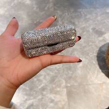 Luxury Crystal Lipstick Case With Rhinestones, Lipstick Holder With Cover, Portable Travel Size Single Lipstick Container - Multicolor - View 7